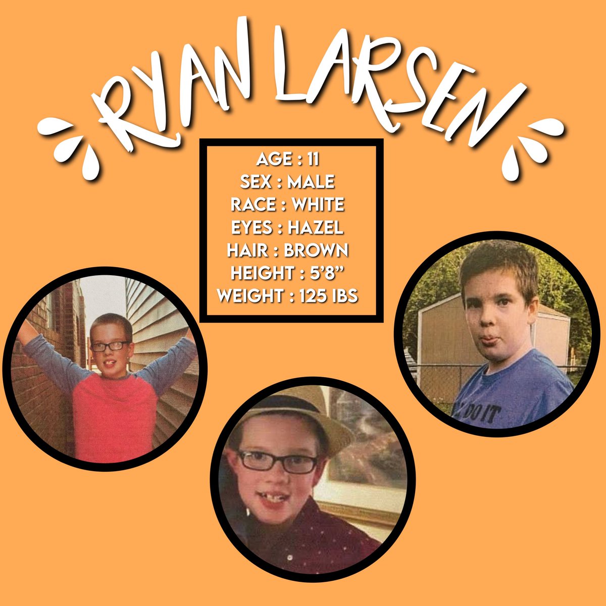 planetkudi's tweet photo. Ryan Larsen is an 11 year old boy with autism. He has been missing since May 17, 2021. He was last seen near La Vista Elementary School in La Vista, NE. #missingchild #MissingPersons #Autism #Nebraska #GabbyPetito https://t.co/TsootHvtXx