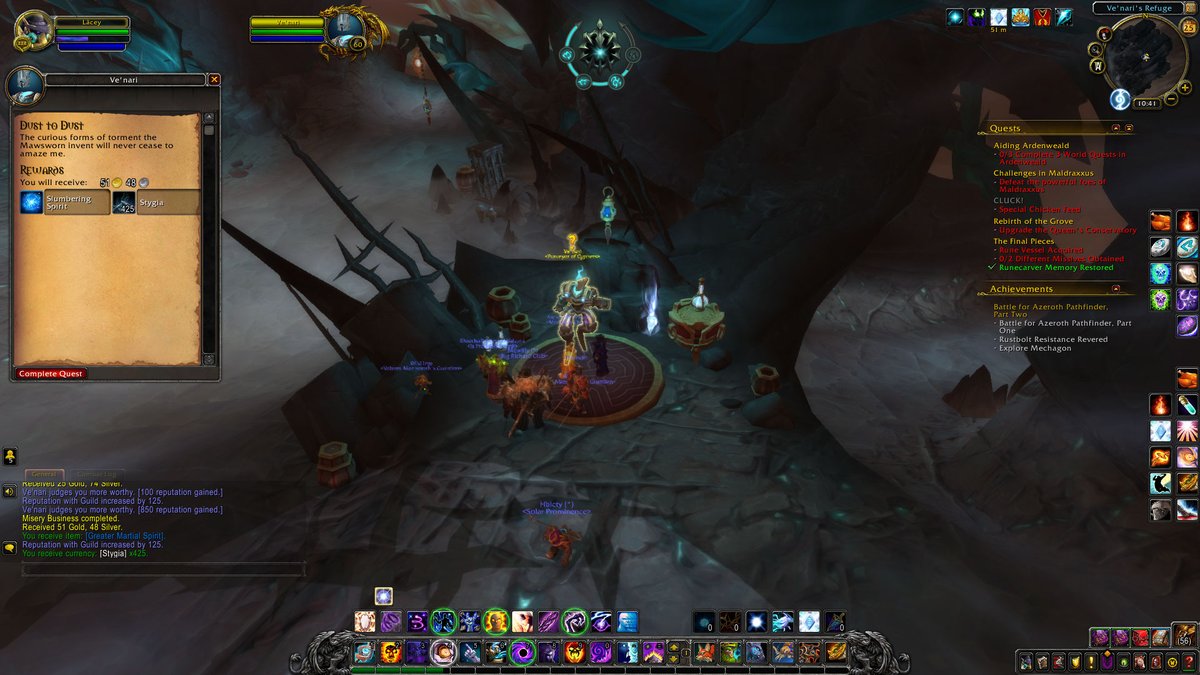 SunshineLovele's tweet photo. #Tonight #gaming #Läcey #Shadow #priest The #runecarver. A #weak #link #Ashes of the #tower #Dailies #Misery #business #refuge #Dust to Dust #stygia #Warcraft https://t.co/M4EtlZTX8g