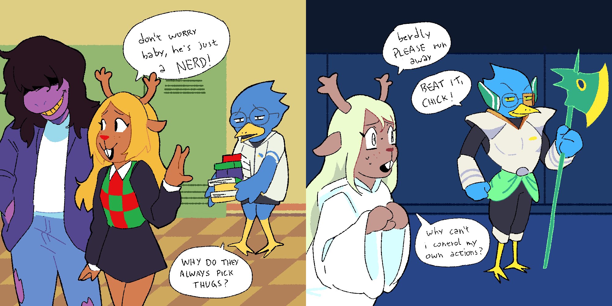 Berdly deltarune Chapter 2