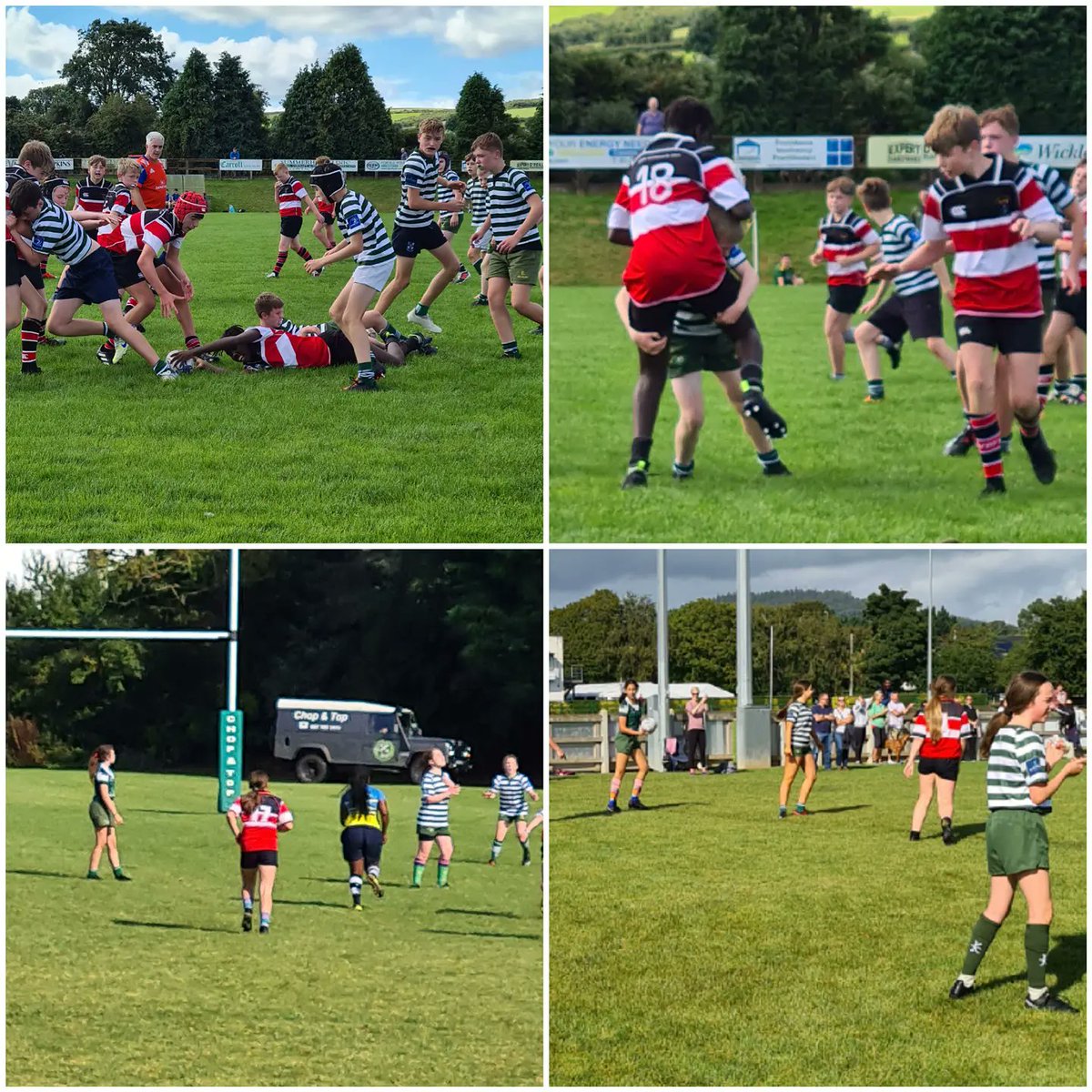 GreystonesRFC's tweet photo. A huge milestone for both #grfcU14sGirls + #grfcU14sBoys teams last w/end experiencing playing @WicklowRFC in full squad+ full pitch games delayed by covid #thefuturesbrightthefuturewearsgreenandwhite #fromminitomighty #FromTheGroundUp https://t.co/saWoDA88dz
