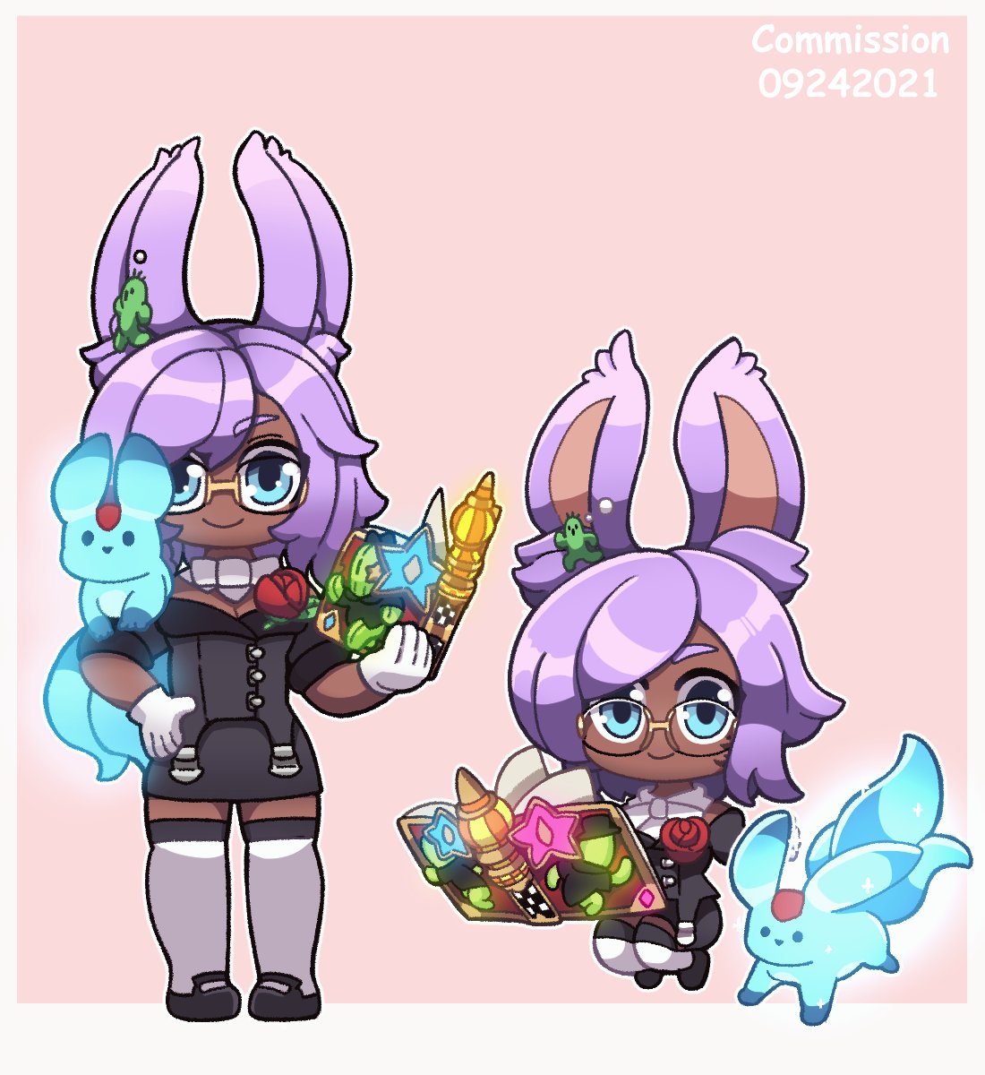 Kuma_Kun9's tweet photo. Commission for @Jenova635 🐰 https://t.co/eQqBs1AVon