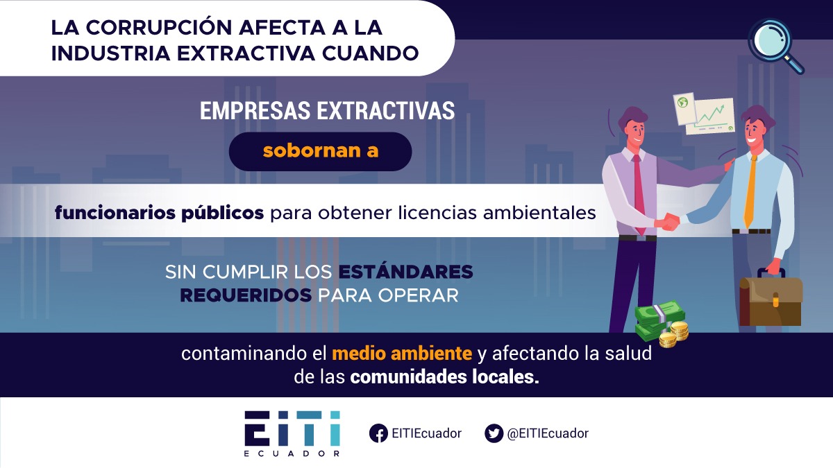 EITIEcuadorOSC's tweet photo. 🧐¿Cómo afecta la #corrupción en la industria extractiva?

🤓Recuerda que el ingreso de #Ecuador a @EITIorg puede combatir este fenómeno. https://t.co/I3mufNcitL
