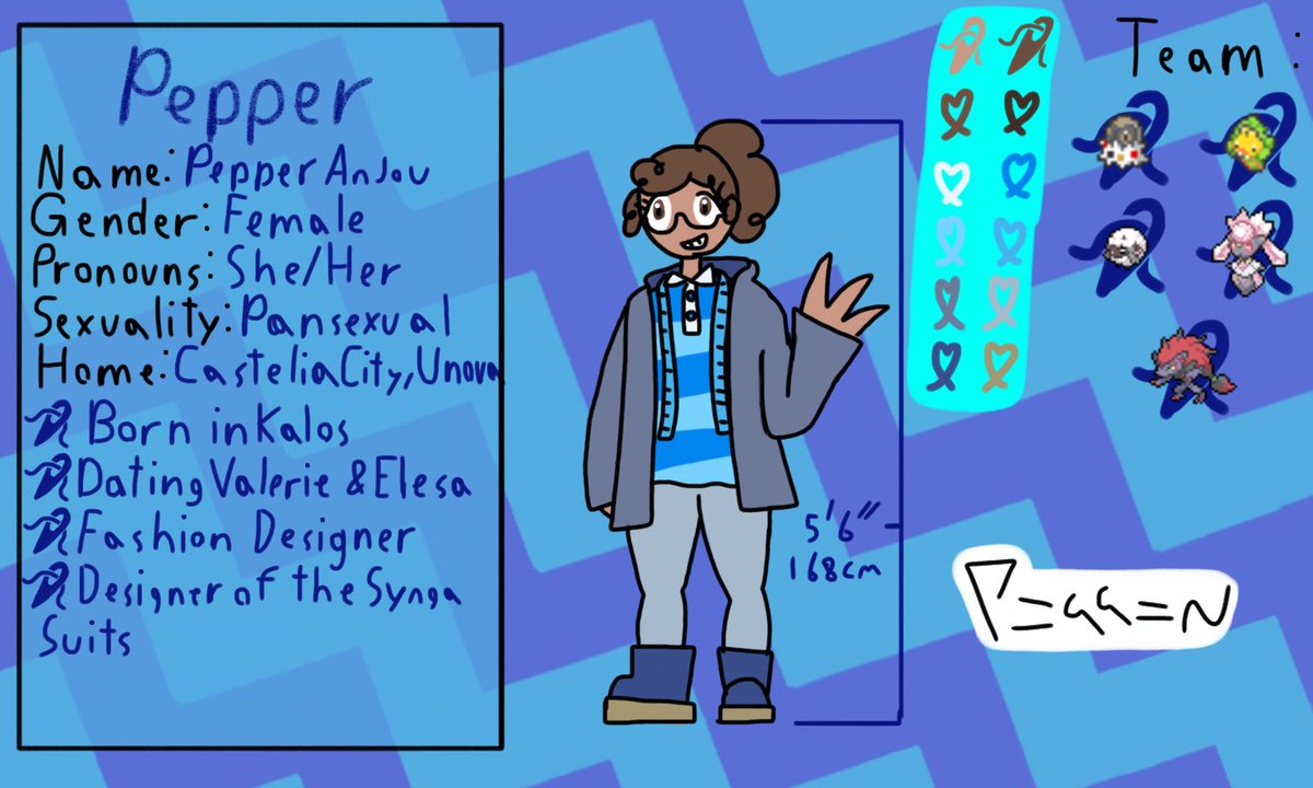 TouristGabriel's tweet photo. She is done! Pepper!

[ #OCPepper #OC #PKMN #ocart ] https://t.co/eBSOR3ANAS