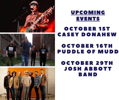 Several concerts coming up at <a href="/365SportComplex/">365 Sports Complex</a>. Get your tickets now ⬇️

365sportscomplex.com