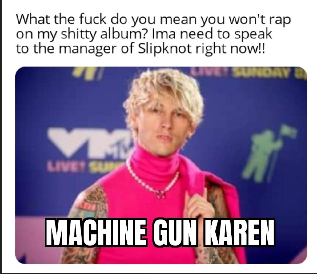 BalanceHewitt's tweet photo. @longdickjohnsin @machinegunkelly #machinegunkaren https://t.co/tjaukgznyd