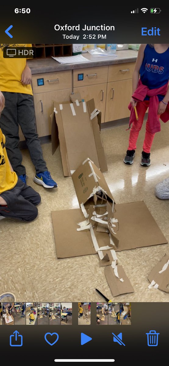 kandi_marsh's tweet photo. Our 3rd grade made Roller coaster for makerspace today! They worked together to create it in twenty minutes and all of the projects successfully worked. Each one was unique. Great job Midland Eagles! #midlandrocks #havefunmaking https://t.co/2nL4PvtcIY