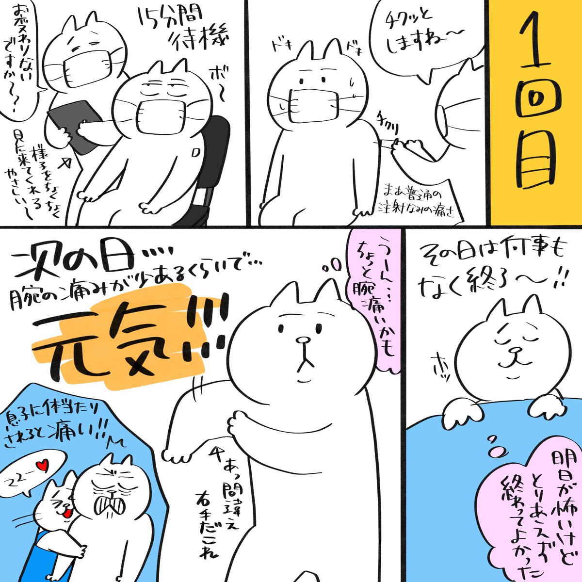 夫婦共々コロナワクチン接種(ファイザー)2回終わりました!あくまで個人の感想ですが比較的副作用は楽な方だったと思います!有益な情報がある訳でもないですが、こんな体験談もあるのか〜と軽く参考にしてもらえたら嬉しいです。
