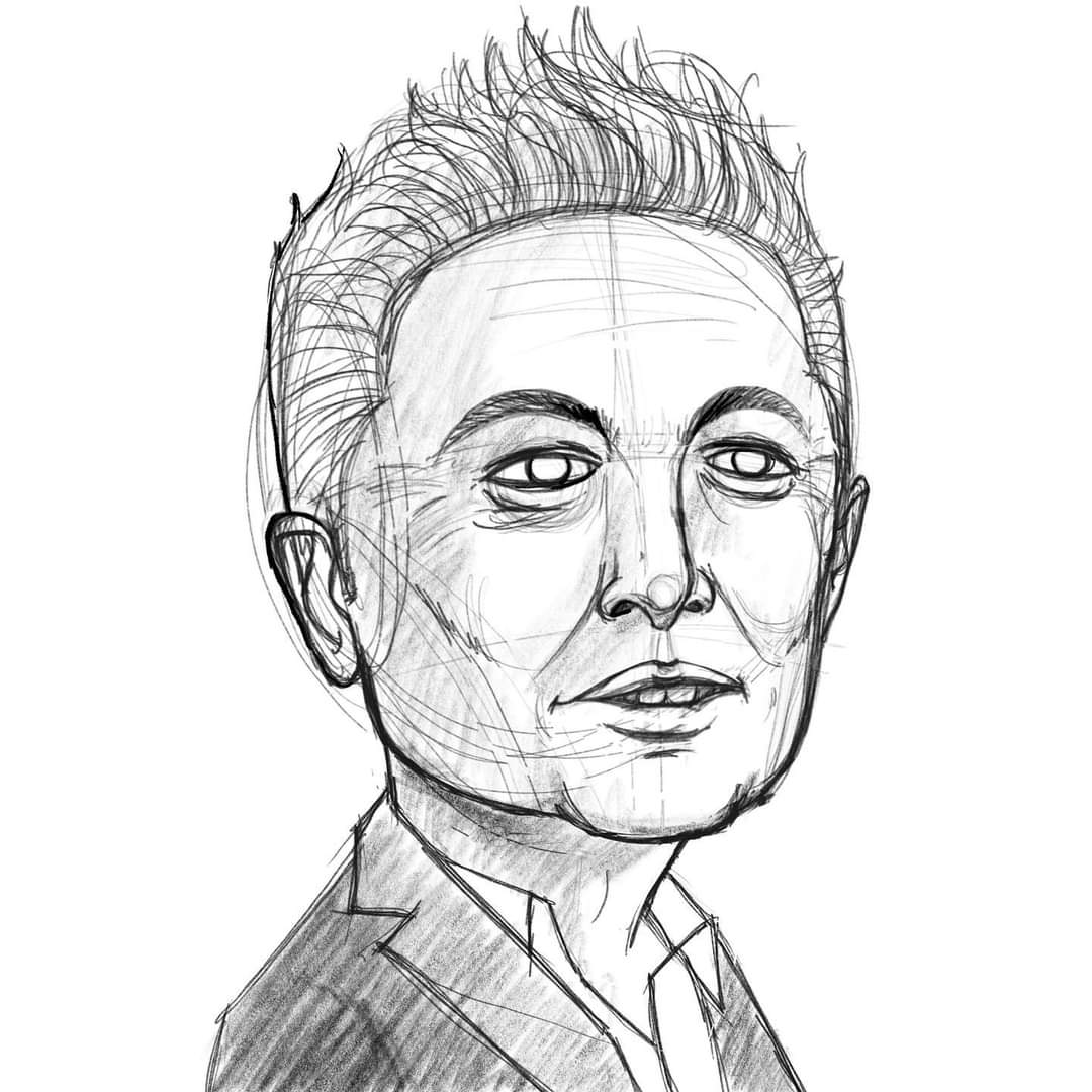 GEvan_Artwork's tweet photo. Made this portrait of @elonmusk for a research project and decided to share the result.

Process: sketch, values painting and colors.
Created with @Procreate

https://t.co/LZml7SFqbd
https://t.co/3Q6Apw89aI 
#creative #process #sketch #values #color #portrait #tesla #illustration https://t.co/0zxfJbvmZW