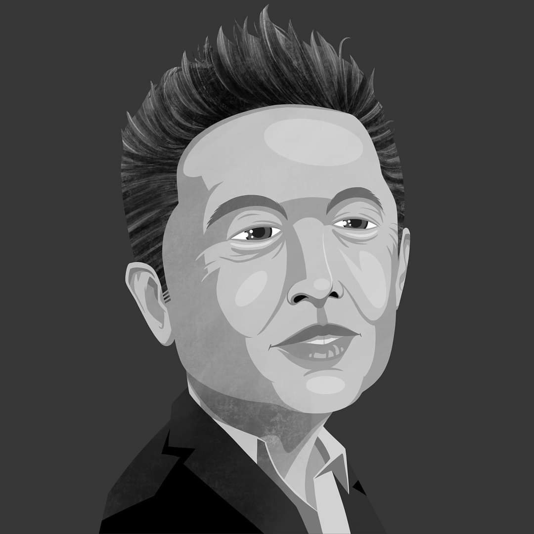 GEvan_Artwork's tweet photo. Made this portrait of @elonmusk for a research project and decided to share the result.

Process: sketch, values painting and colors.
Created with @Procreate

https://t.co/LZml7SFqbd
https://t.co/3Q6Apw89aI 
#creative #process #sketch #values #color #portrait #tesla #illustration https://t.co/0zxfJbvmZW