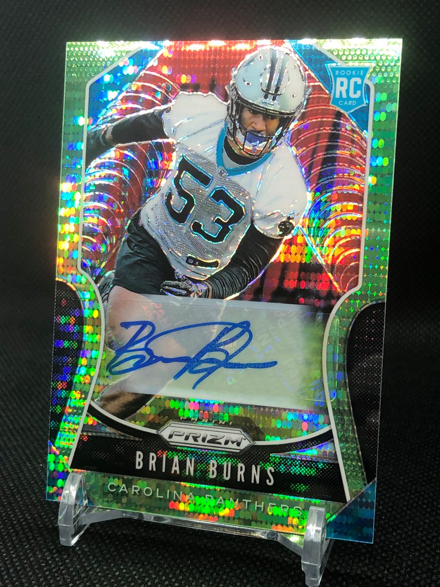 melinasphotos's tweet image. Thursday Night Football Contest 🔥 

… if Brian Burns 🕷 logs a sack tonight vs. the Texans, I’ll randomly pick a lucky someone who RTs this tweet &amp;amp; follows me to win this beautiful 2019 rookie autograph👇
