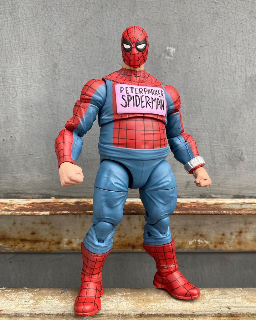 Fat Spidey Custom made by @jimmy_yu commissioned for