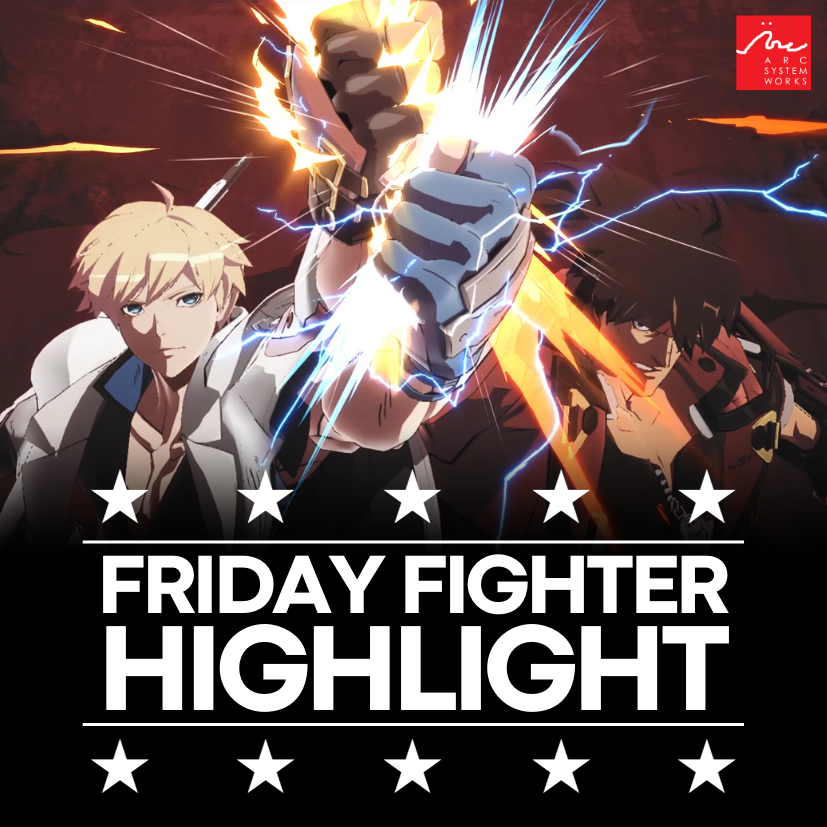 ArcSystemWorksU's tweet photo. ✨Prepare those highlights for tomorrow!
Each Friday we will spotlight a player and their #GuiltyGearStrive fighting highlight!👊
Upload a short video to your Twitter with the hashtag #FridayFighterHighlight, tag our twitter, and we will share it on our page! https://t.co/Q7M4k5r0G0