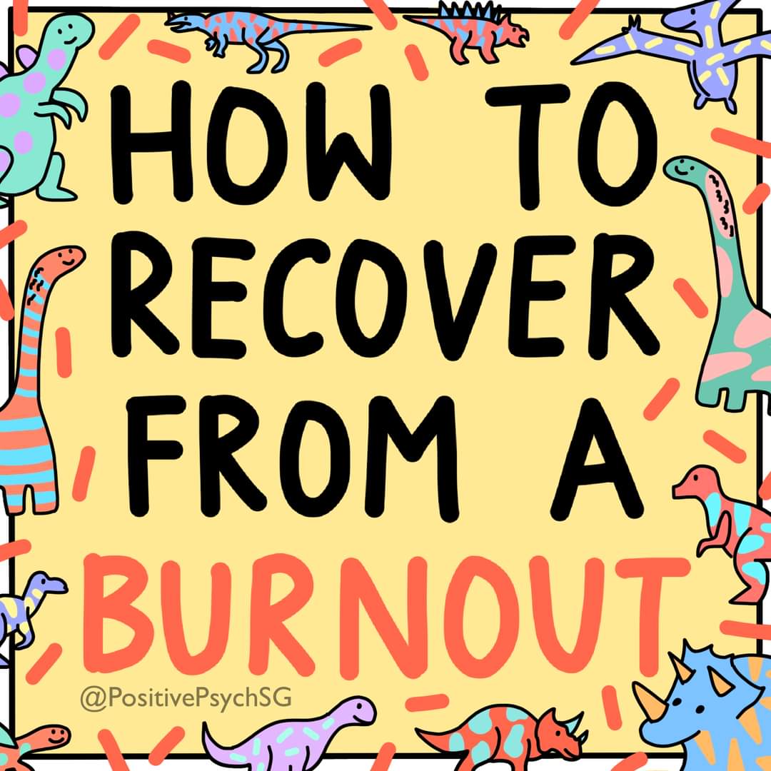 DrRozanizam's tweet photo. How to recover from burnout https://t.co/wbBclp2QFe