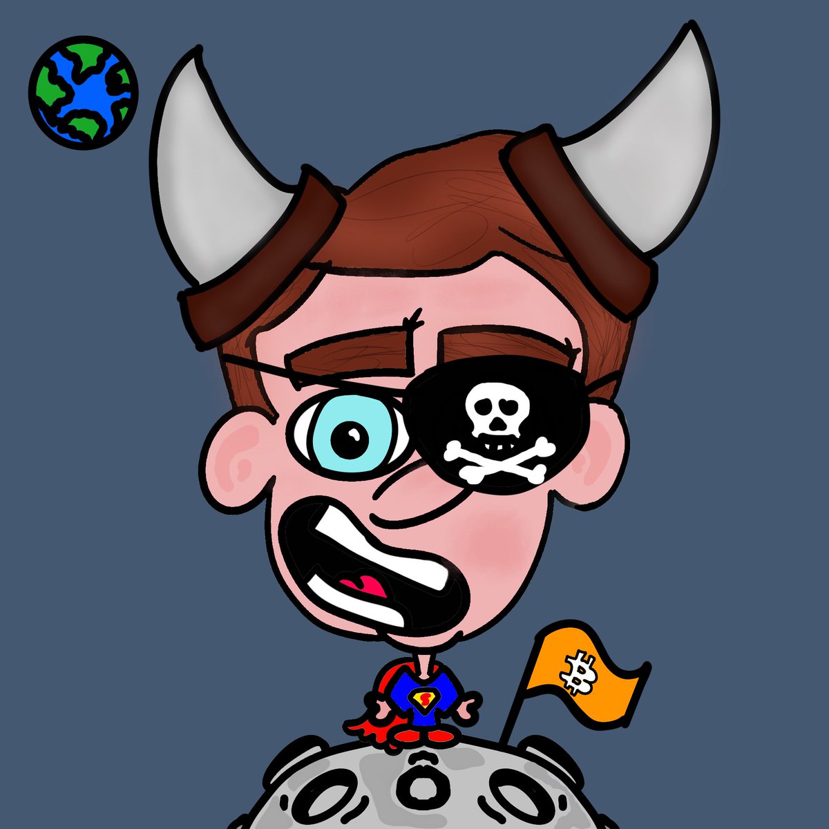 eneftiti's tweet photo. My irl friend bailed on me to start designing my @BullKidzNft concept. I will make this project a reality even if I have to team up with complete strangers from the web3.0 #NFTCommunity.

If you can make a professional version of this draft hit me up! 
#NFTs #NFTartists #cartoon https://t.co/KF2dEzeSYz