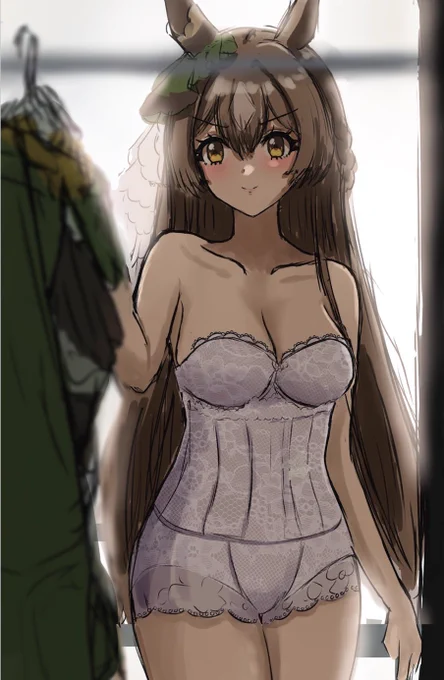 出走前の準備中みたいなダイヤちゃんを描きたいんです 