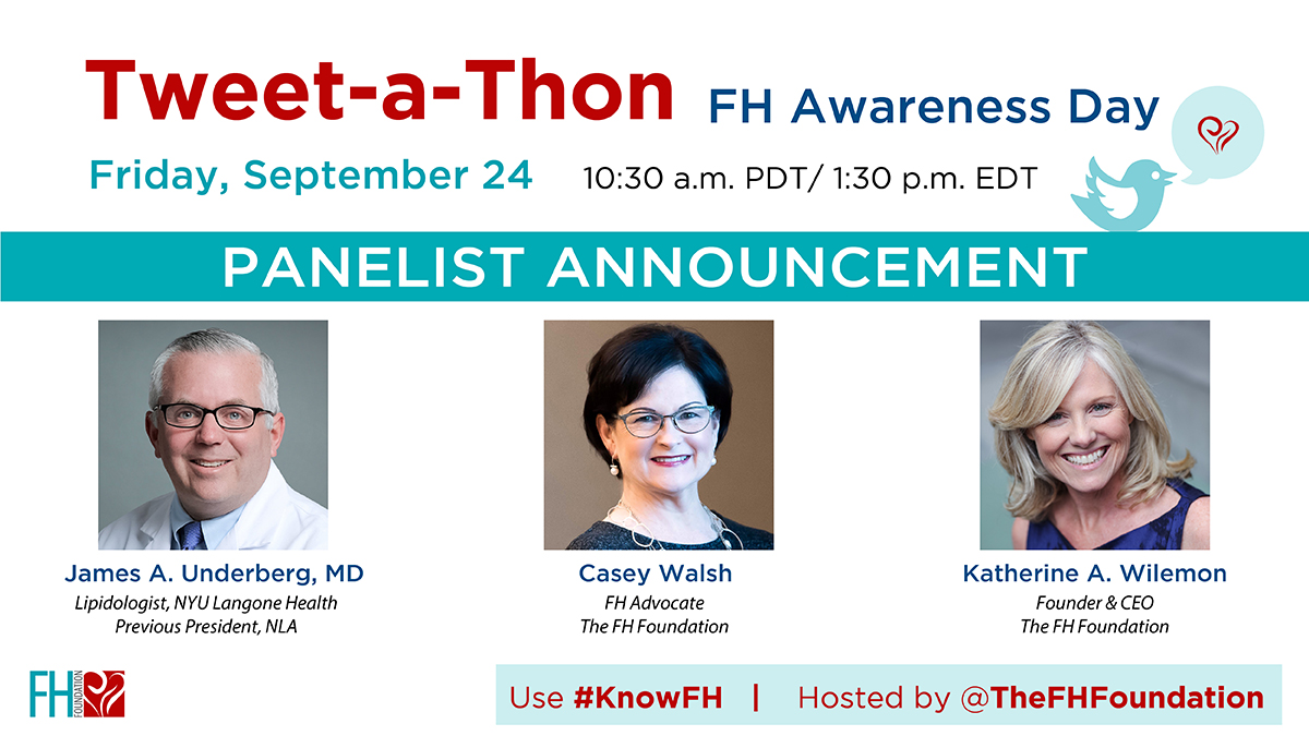 FamilyHeartFdn's tweet photo. Are you ready to join our amazing panelists for this year's #FHAwarenessDay Tweet-a-thon? Join us tomorrow and follow #KnowFH to participate. #gchat #cardiotwitter 

@ASPC @nationallipid @Accintouch @AmericanHeart @HeartNurses @abcardio1 https://t.co/onsIbPtT3v