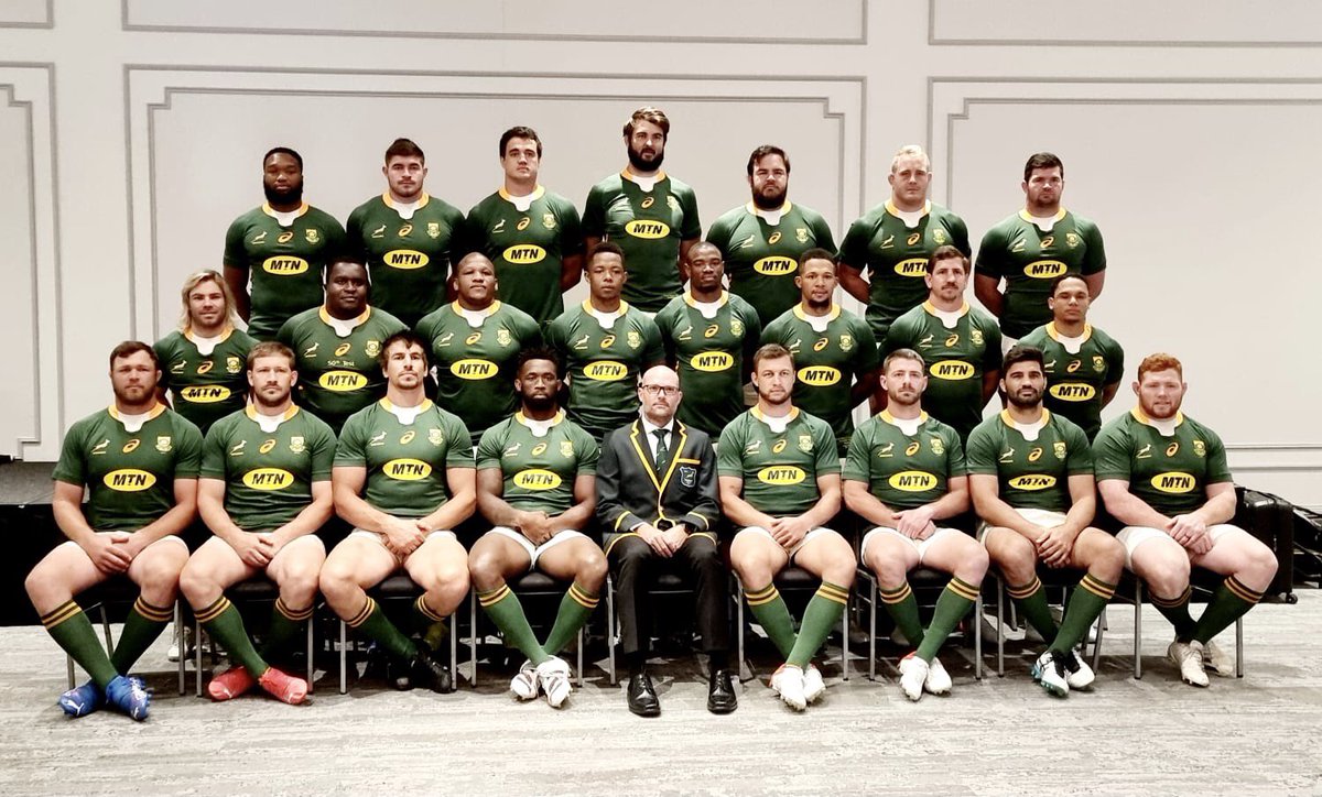 Springboks's tweet photo. 🇿🇦 Your Springbok team to face the All Blacks in Townsville on Saturday ⚡️ https://t.co/9tV9UV1euG