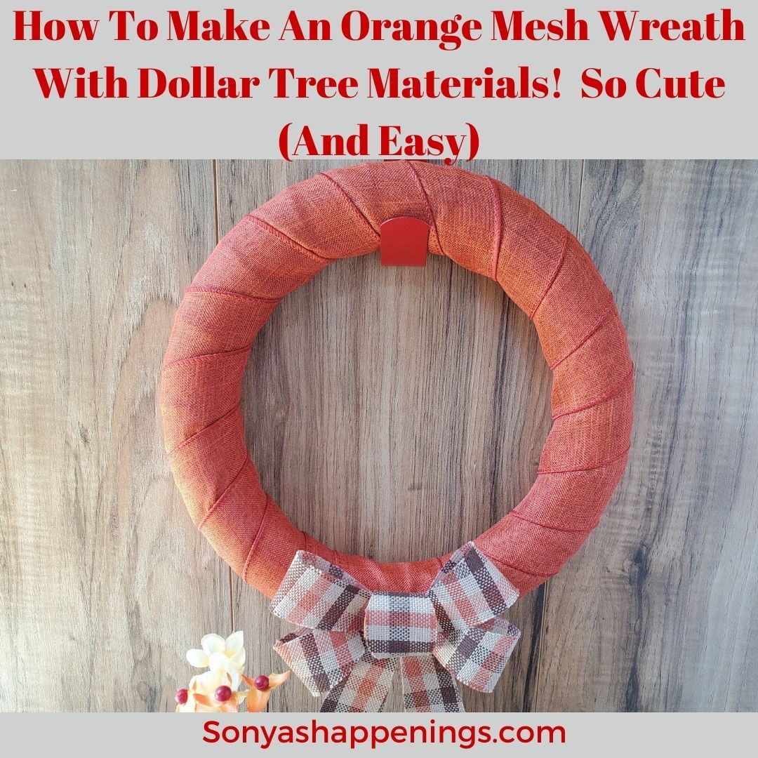 celebratehavfun's tweet photo. This is a very simple to make orange plaid Dollar Tree #wreath. It can easily be made by older children & tweens. #dollartreecraft #dollarstoreactivity #falldiy #fallcraft #fallwreath #homemade #fall https://t.co/NMiKscmfMb https://t.co/h1liebq1UG