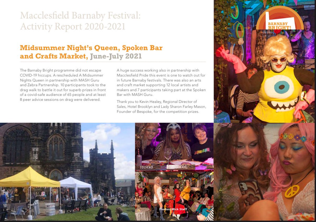 Zebra_carol's tweet photo. #BarnabyBright was a collection of #midsummer events for 2021 running between 17 -27 June, supporting the #artistic, #creative & #cultural life of the town.
So excited you can read more about the programme in both 2020 and 2021 in our Activity Report: https://t.co/ObgwSd1wJW https://t.co/KTdct7DiRu