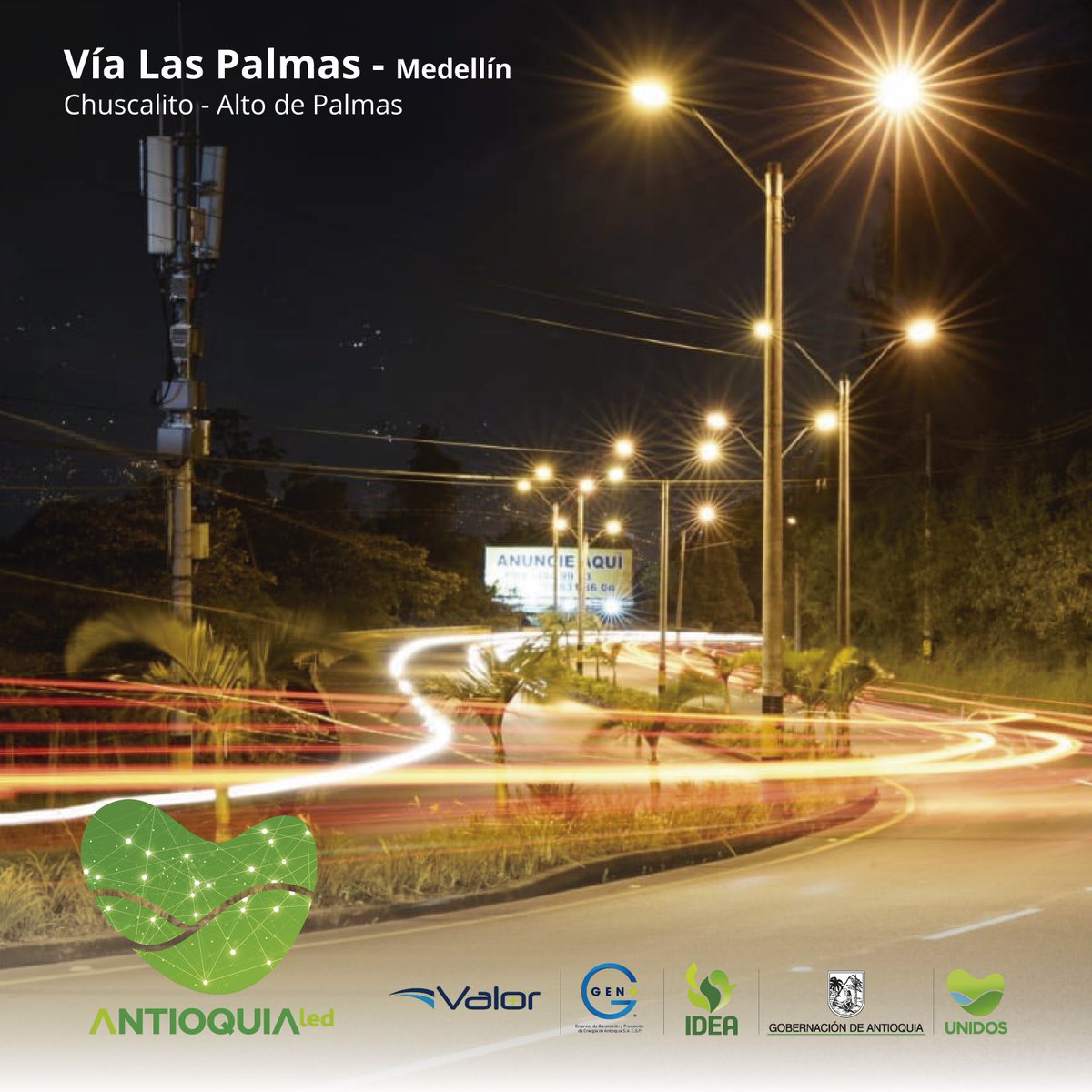 IDEA_Antioquia's tweet photo. 🛣️ ¡Sabemos que esta es una gran foto, pronto se verá mejor! 

💡 ¡La Avenida Las Palmas está lista para dar un paso luminoso! 

#LasPalmasComoNueva
#AntioquiaLED https://t.co/iiJNOYMqnv