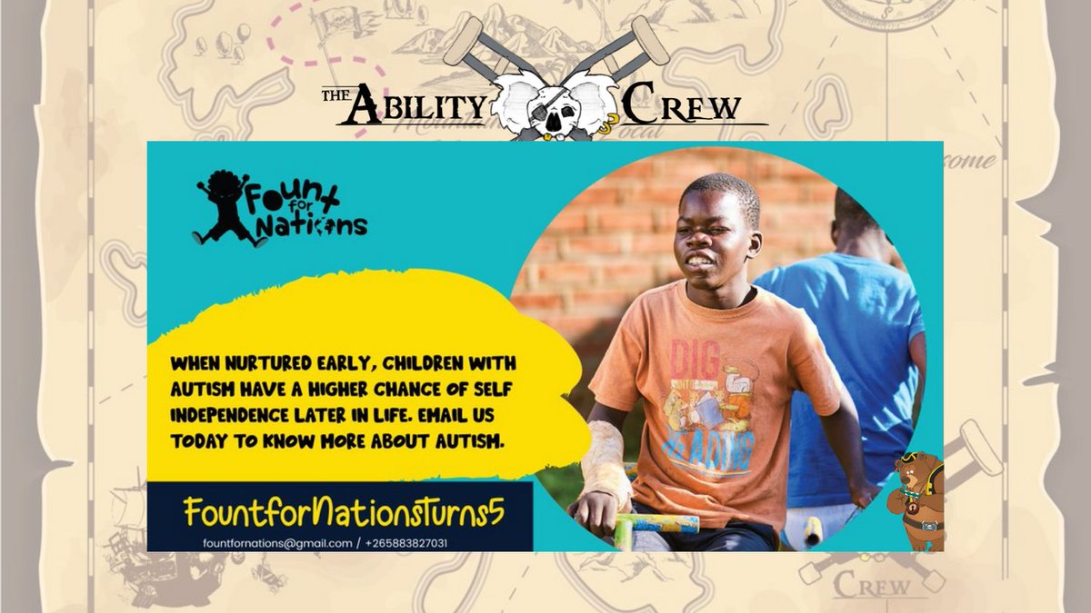 TheAbilityCrew's tweet photo. Repost from: @FountForNations
"70% of children with #autism have special motorized skills. When identified early, it helps improve their self esteem and gives them a higher chance of self #independence later in life."
#possabilityworld #dontdismyability #theabilitycrew https://t.co/Udpi7bFlGz