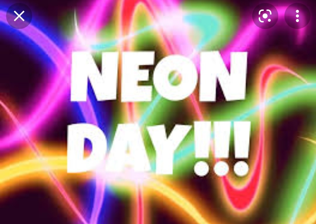 SoHoCheer's tweet photo. DON'T FORET TO WEAR NEON TOMORROW!!! Join us as we "Blind The Eagles"! @SHHSTrojans @SoHoJannettes @SHHSMTBand @echs_soho @cruzmissy8 https://t.co/X6NIwHKAmg
