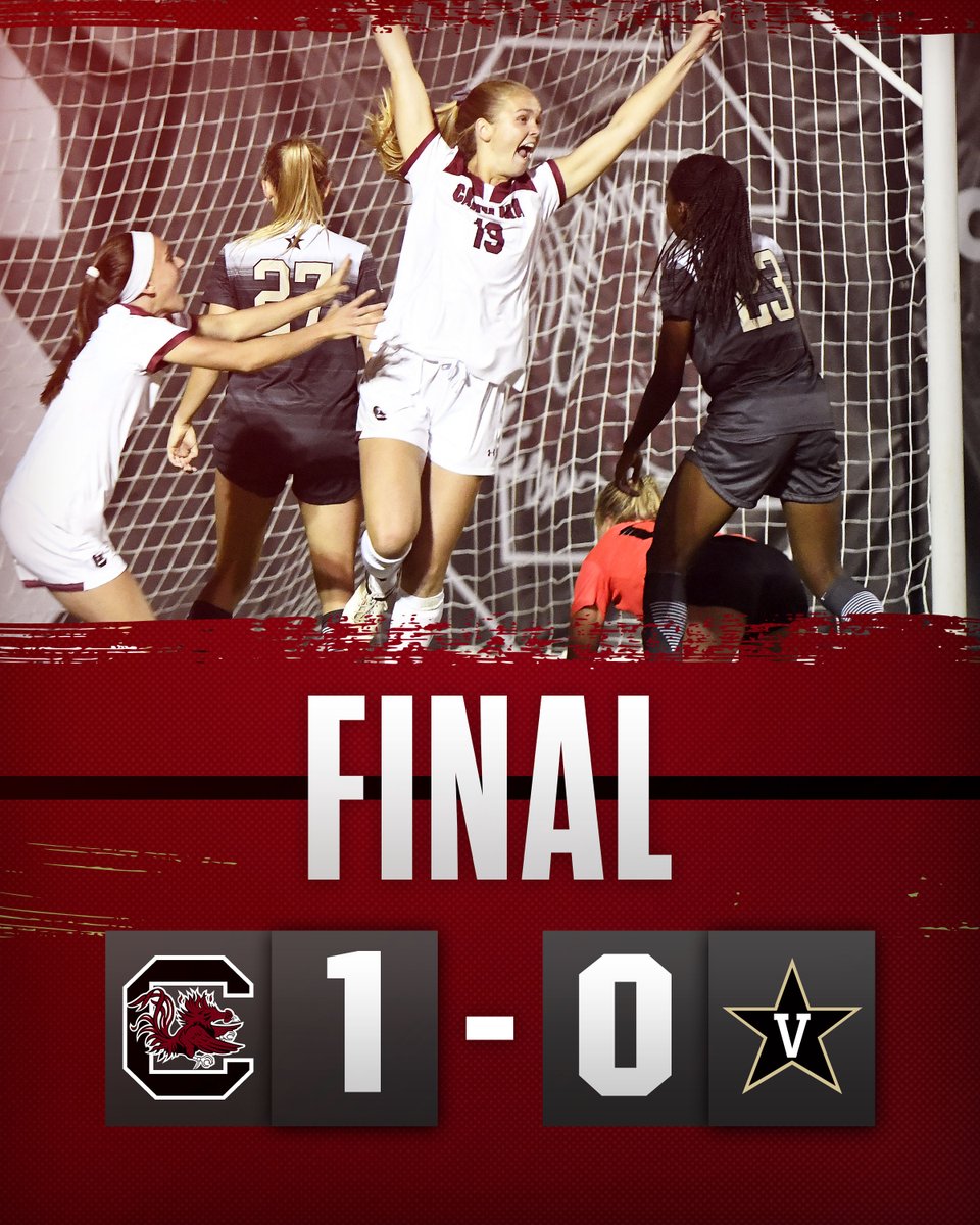 Final | South Carolina takes the win over Vanderbilt in the SEC home opener.

#Gamecocks🤙

🐔1 | 0 ⚓️