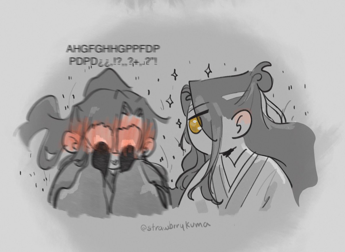 strawbrrykuma's tweet image. embarrassing husbands #마도조사 #魔道祖师  #mdzs