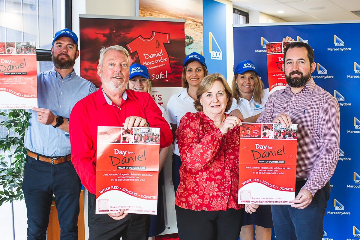 DanielMorcombe's tweet photo. The Daniel Morcombe Foundation is pleased to announce this year’s Walk for Daniel is proudly supported by BOQ  Maroochydore.

Be sure to connect with Nicholas and his team via their Facebook page or in the Duporth Avenue branch.
#WalkForDaniel2021 #WalkForDaniel #BOQMaroochydore https://t.co/eEw3js0GJO