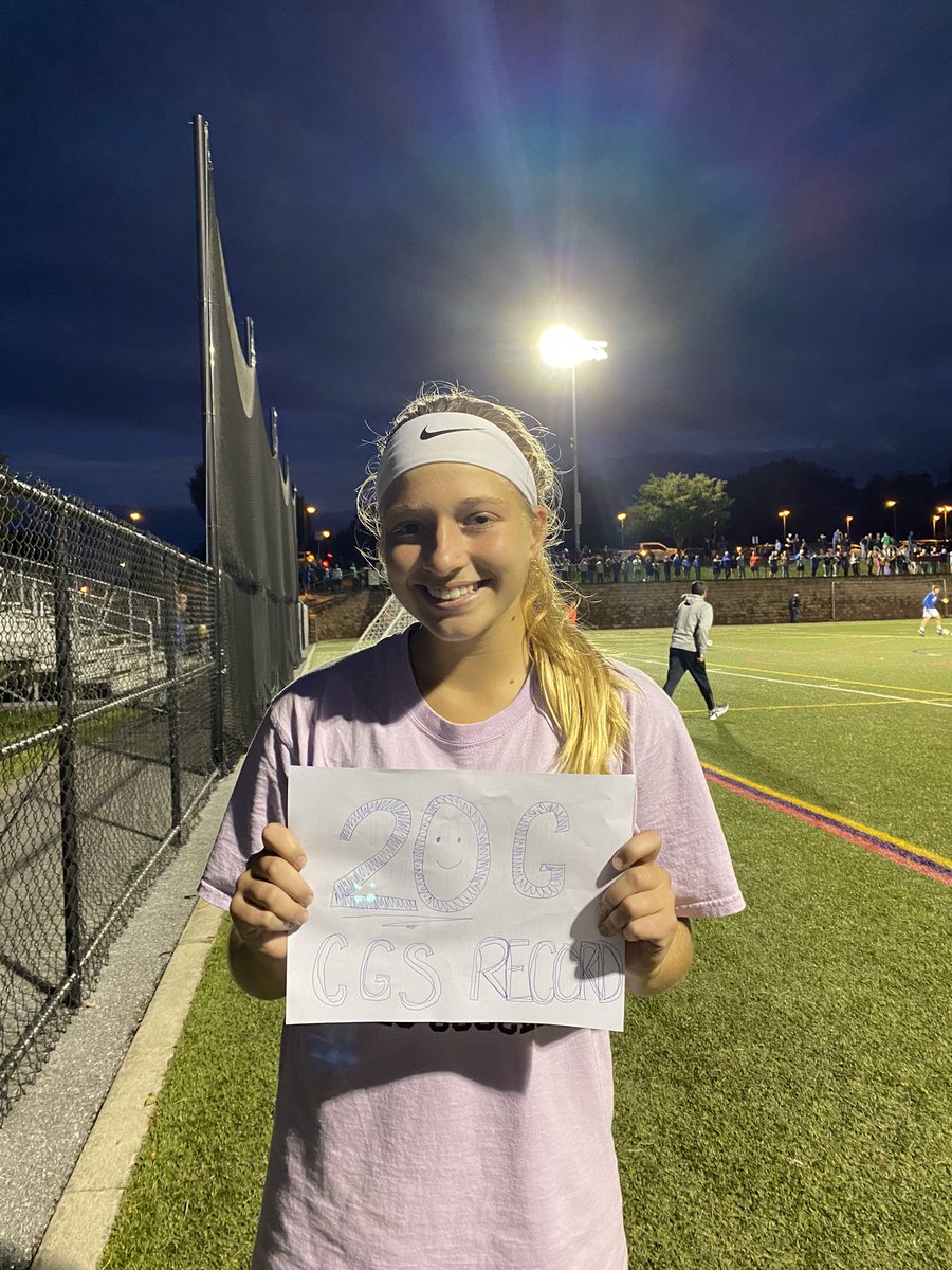 Congrats to the Rachel Eberly, the new Cocalico Girls Soccer single season goal scoring record holder. <a href="/CocalicoSports/">Cocalico Athletics</a>