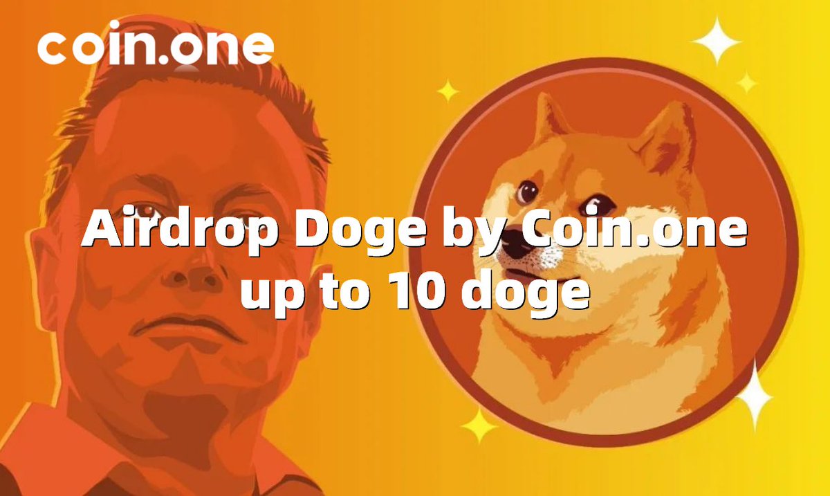 TwinsCC_Crypto's tweet photo. 💥Airdrop Doge by @CoinoneNews , up to 10 doge!!!

1⃣ Follow @CoinoneNews
2⃣ Tag 3 Friends
3⃣ Join telegram : https://t.co/ybumGDHnWw
4⃣ Download https://t.co/PSMz8ZnJm1 APP

#Doge #NFT #CryptocurrencyNews #Blockchain #Defi https://t.co/lQlMu3bJQJ