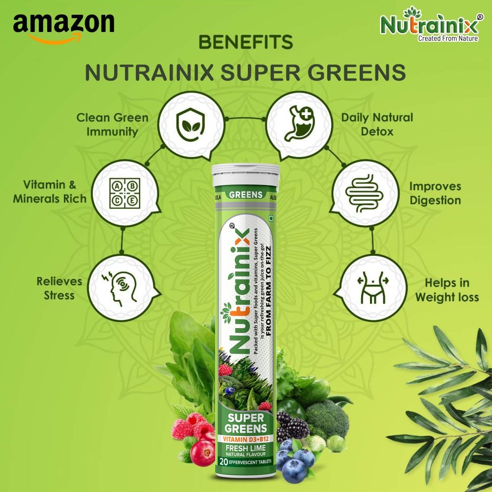 🌱Nutrainix Super Greens 🍀

✔It gives you glowing skin as it improves collagen production.  It provides powerful antioxidant protection. 💯

#improvedigestion #helpsinweightloss #relievesstress #cleargreenimmunity #fresh #natural #infectionfree #glowingskin