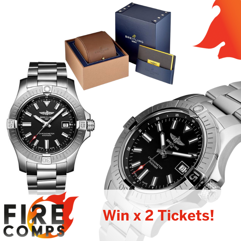 FireComps's tweet photo. It's #FireCompsFriday! 🔥FOLLOW & RT to win x 2 tickets into the main Breitling Avenger Automatic 43 Men's Watch! 😍
UK only. Ends 26/09/21 23:59pm GMT. One winner will be picked at random after the closing date from Facebook, Instagram or Twitter. https://t.co/KOsuqLBGYl
