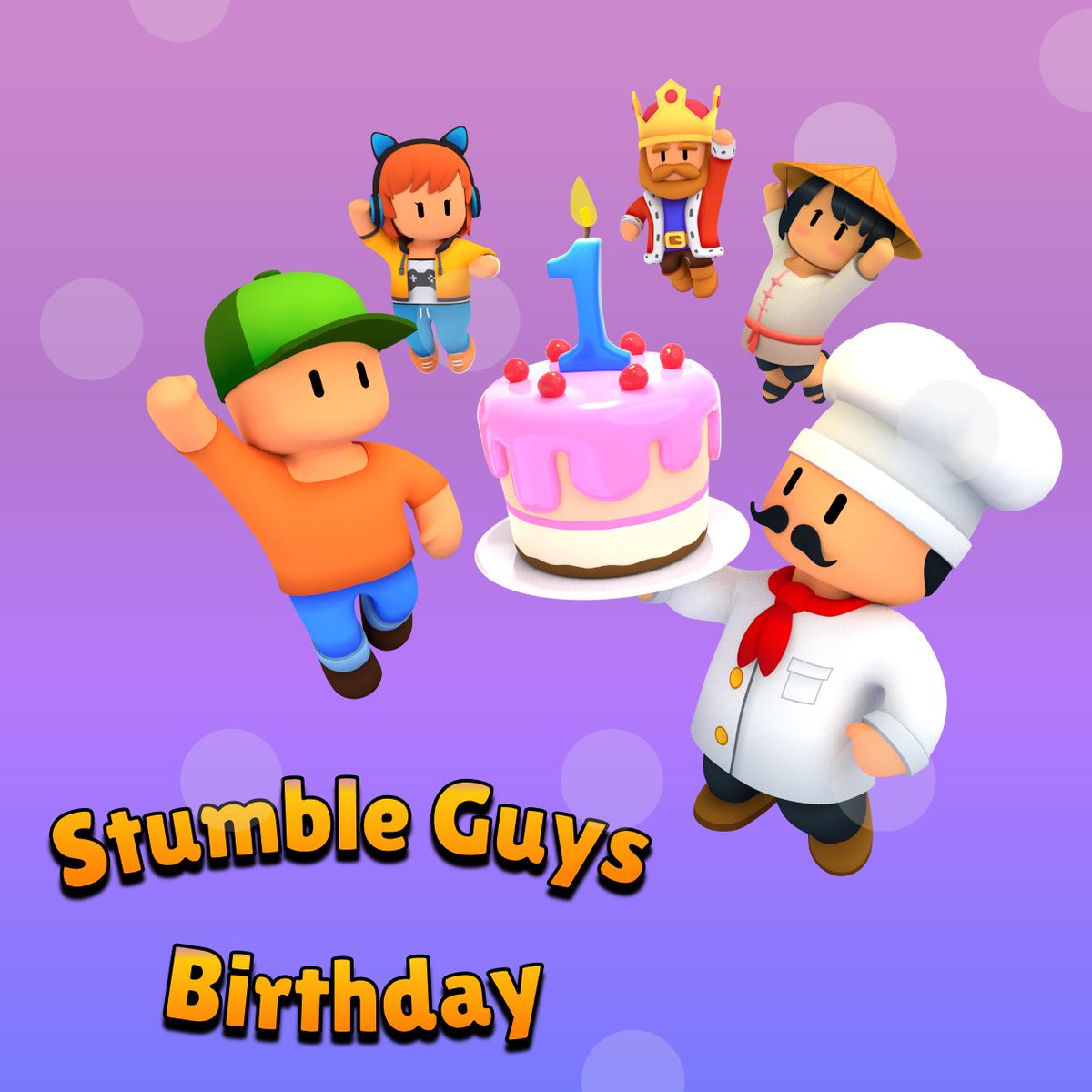 Stumble Guys on X: Exactly 1 year ago we released the first