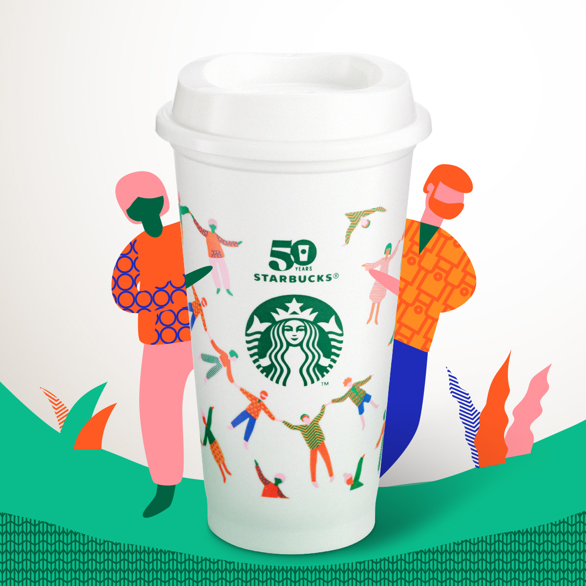 StarbucksKorea's tweet photo. 스타벅스의 50주년을 기념하여
9월 28일 매장에서 제조 음료를 주문하는 분들께
50주년 기념 특별 제작된 리유저블 컵에 음료를 담아 드립니다. 
⠀
일회용은 줄이고 재사용은 늘리고!
같이할수록 가치 있는 지속 가능한 ��동에 
스타벅스와 함께 동참해 주세요. https://t.co/Jn9Gqx2D26