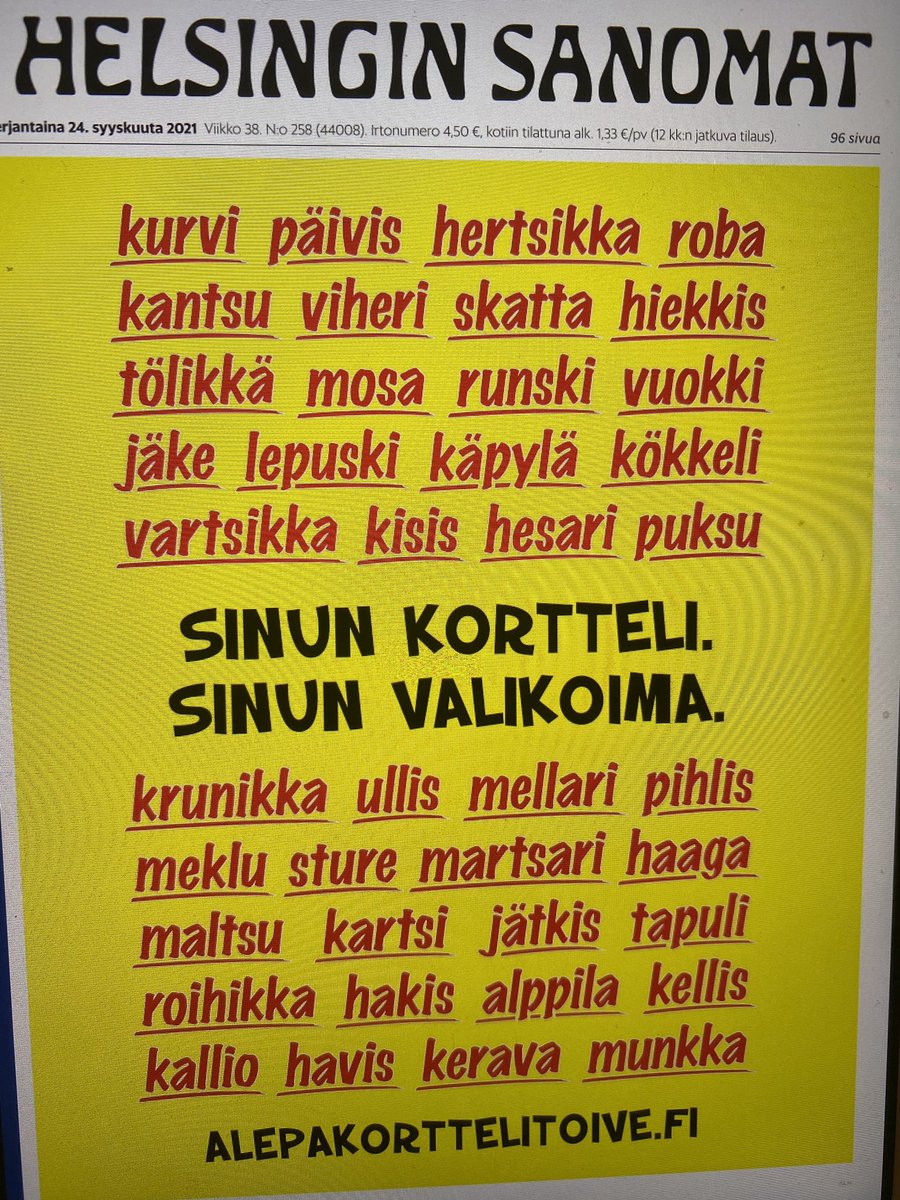 t_mulo's tweet photo. Vaikuta näiden ja muiden oman korttelin Alepoiden valikoimiin osoitteessa https://t.co/VYxty4cbXe #sinunkortteli #sinunvalikoima #korttelitoive #alepa #naapuri https://t.co/9quajJPLa4