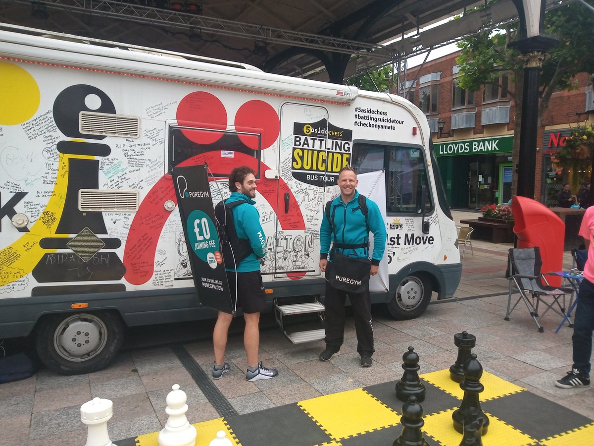 Good Morning #Warrington

Woke feeling very grateful today. Grateful for the many conversations we had yesterday which helped smash stigma around mental health &amp; suicide. In the <a href="/GoldenSquareUK/">Golden Square</a> it felt like our community cared. Brilliant conversation with <a href="/PureGym/">PureGym</a> ..they got it💪🏻