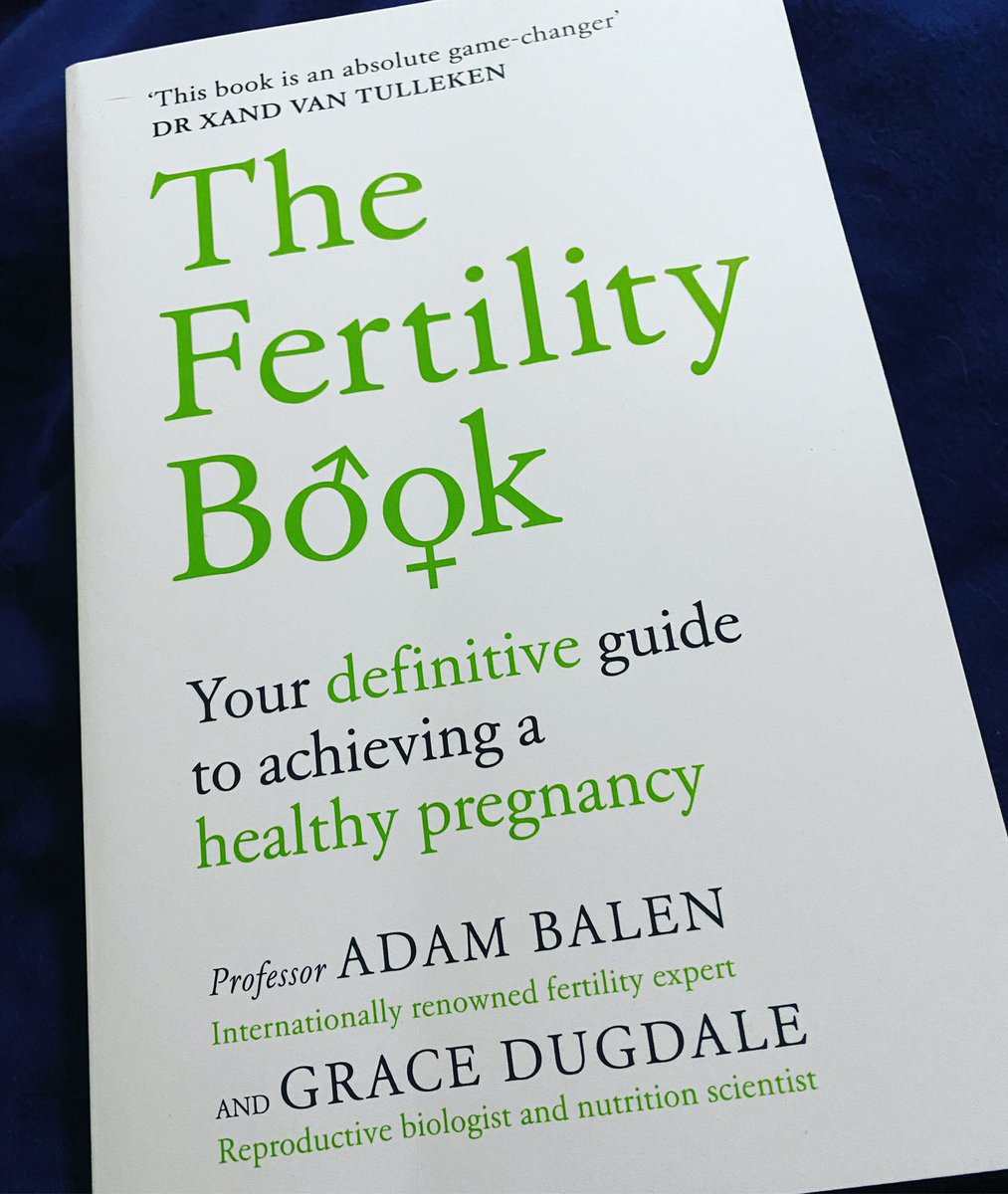 #PCOSAWARENESSMONTH 
Day 24: fertility 

I met Professor <a href="/BalenAdam/">Adam Balen</a> a few years ago at a <a href="/veritypcos/">Verity (PCOS UK)</a> conference and remember him talking about this book &amp; it’s finally out there.  I hope it gives me a clearer understanding and knowledge of all things fertility &amp; PCOS!