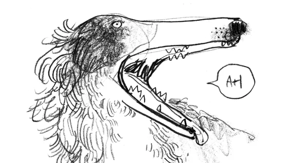 Borzoi dog 