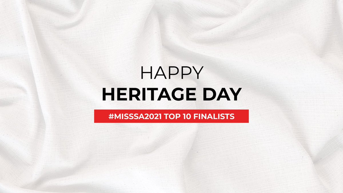 Official_MissSA's tweet photo. Our culture and our heritage are precious gifts that we have and helps define who we are. 

This is how our Top 10 finalists are celebrating their Heritage 👇

https://t.co/0tvz5FTXOi

HAPPY #HeritageDay SOUTH AFRICA 🇿🇦! https://t.co/sAmsWq9Z1z