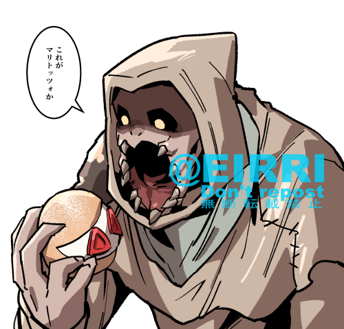 「マリトッツォ食べるブライト
#でべりぞえ 」|エイリゾのイラスト