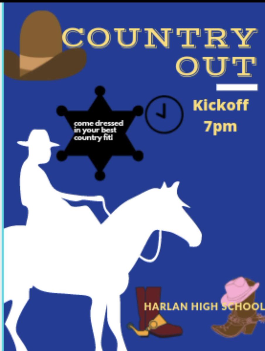 saydelstudsect's tweet photo. 🏈Saydel football game 
📍Harlan High School 
👕country out
🕒Kickoff at 7pm 9/24 https://t.co/ZQesnAmHXb