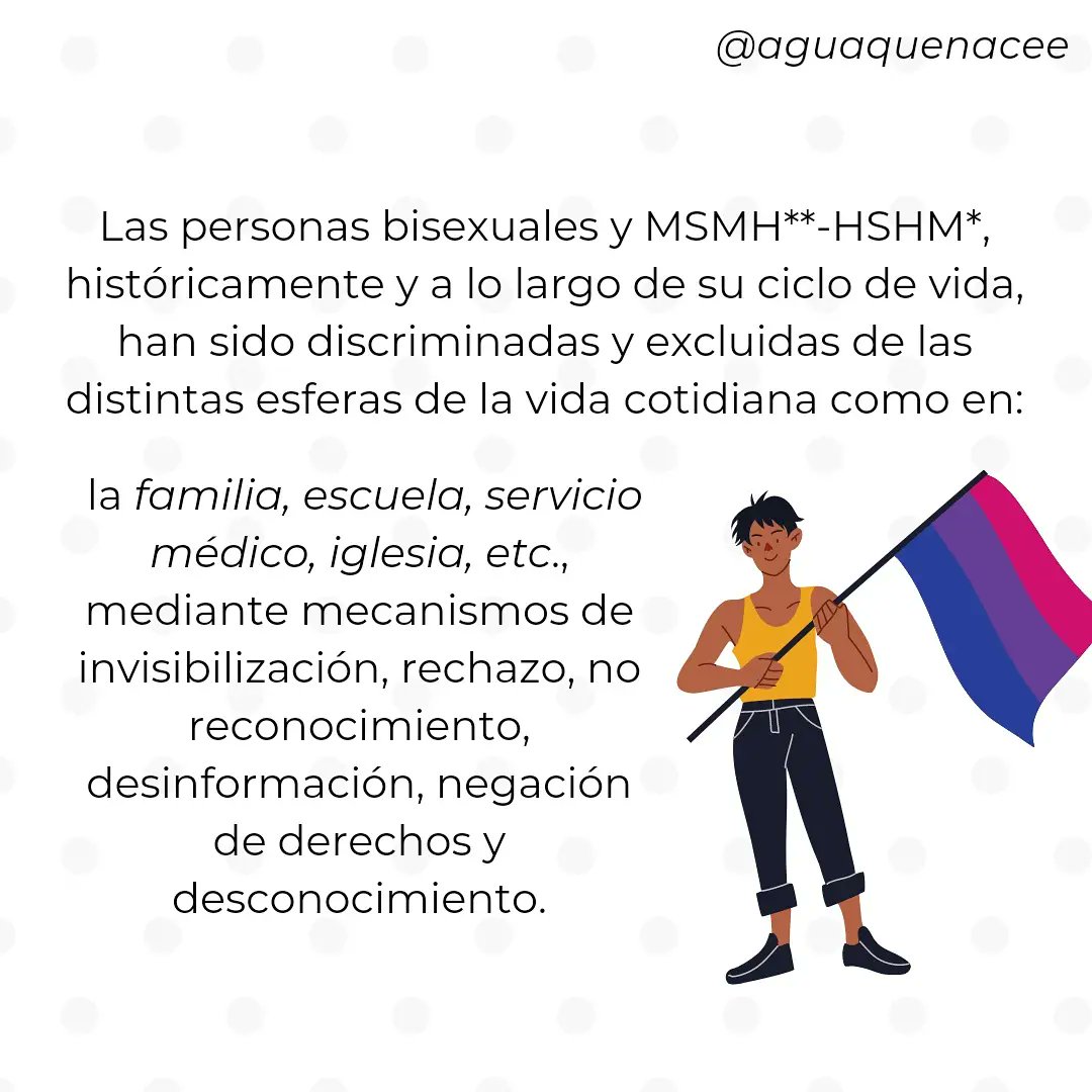 AguaQueNacee's tweet photo. Este día tiene como objetivo la visibilización de personas bisexuales, sus derechos sexuales y las violencias que viven diariamente 💓💜💙, en Inda Jani estamos a favor del ejercicio pleno de nuestra sexualidad libre de  prejuicios y violencias.

#OrgulloBi #Bisexual https://t.co/EQzmFnkG4q