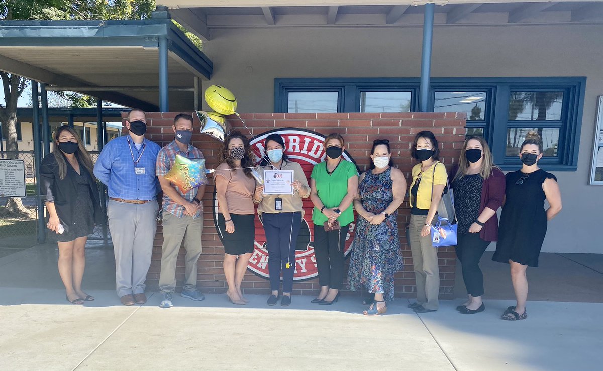 SpEdOUSD's tweet photo. 🥳Congrats to our 1st recipients of the SpEd Dept. CAPE Award  Leticia Montalvo, school psych, &amp; Sean Turner, secondary ed specialist! @OrangeUnifiedCA @Cambridge_Elem @canyoncomanches 
 #collaborative #adaptable #proactive #equitable #supereducators #specialeducation #inclusion https://t.co/mOIBNJezDj