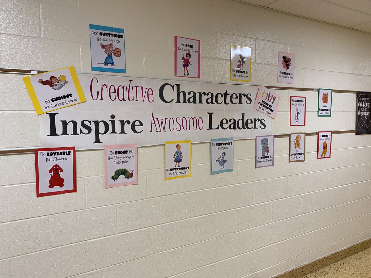 WhittyLibrarian's tweet photo. Creative Characters Inspire Awesome Leaders! Who is your favorite book character? #whitmanfutureleaders @HerrAndersonWT https://t.co/S8SQqaW79o
