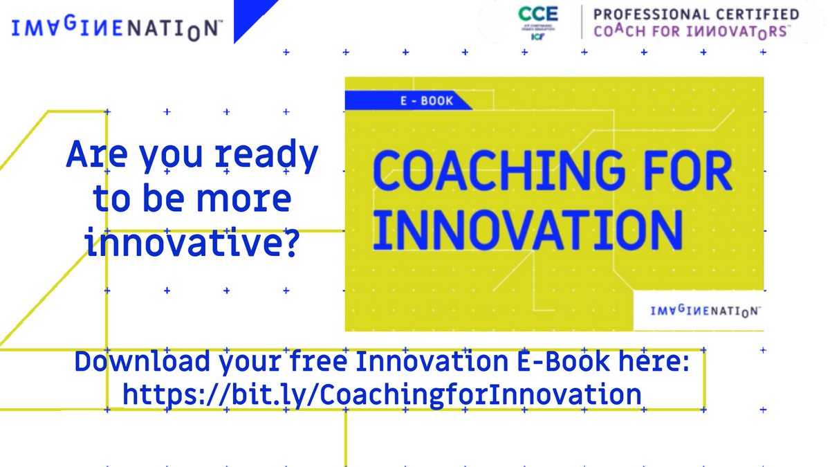 Are you ready to be more innovative?  

Our Coaching for Innovation  E-Book shares with you our learning and insights to enable innovative thinking. 

Free download here:
bit.ly/CoachingforInn…

#innovation #innovationcoaching #coachforinnovators #ICF