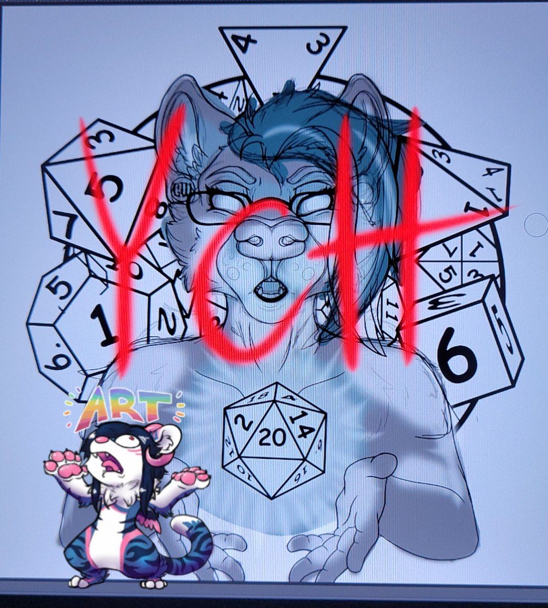 AAndersons411's tweet photo. Im open for this new D&amp;D Dice master #YCH. This will be $45 USD.
Can do just about any species.
Pleas dm if interested
And remember Sharing is caring ❤
#furryart #artistsontwitter #commissionsopen #digitalart #dnd #furryfandom #Furryartist #furryartbadge #ychcommission https://t.co/AISYbOvMwN
