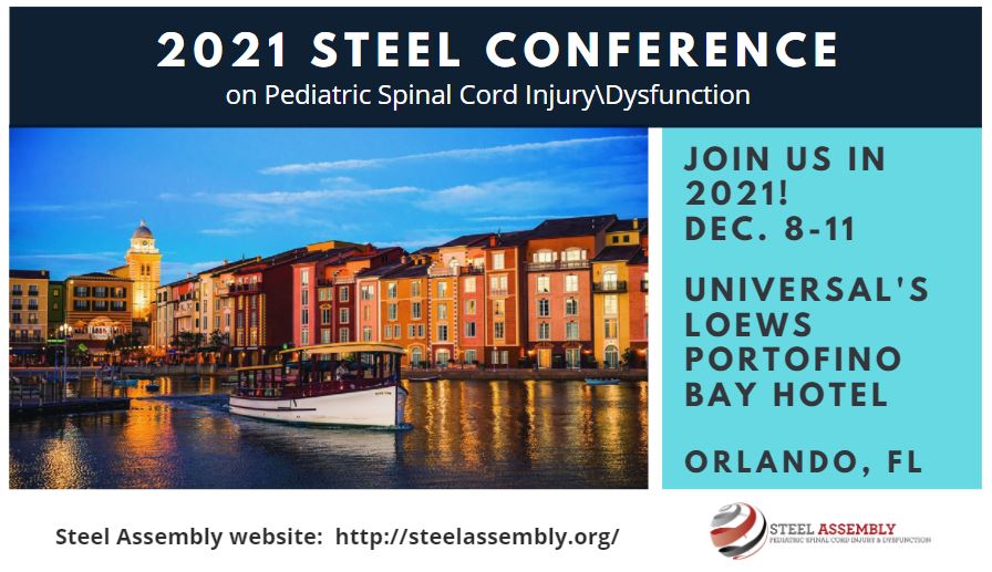 Register now for In-Person or Online:  STEEL Assembly 2021, Dec 8-11, Universal's Loews Portofino Bay hotel in Orlando, Florida.  details here:  steelassembly.org