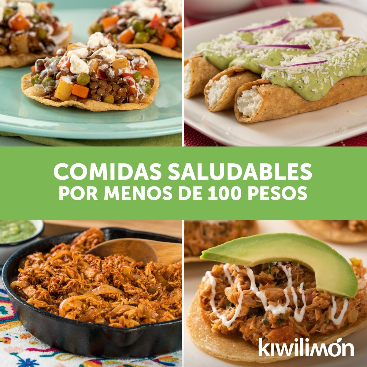 ¡Con estas riquísimas recetas por MENOS de $100 PESOS, llegarás perfecto a la quincena y comiendo súper delicioso!
Encuentra las recetas AQUÍ 👉 bit.ly/3A9xeTB