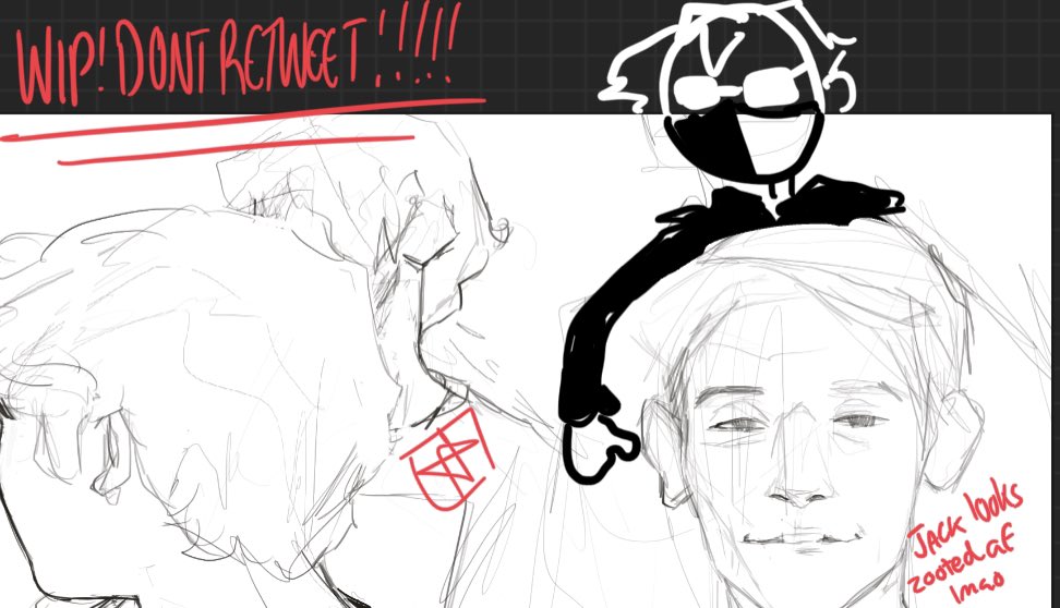 [ wip don't rt! ] 23 minutes in and I gotta draw the boo still 